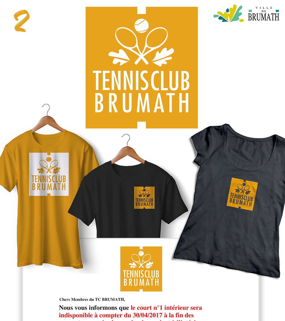 logo tennis club Brumath