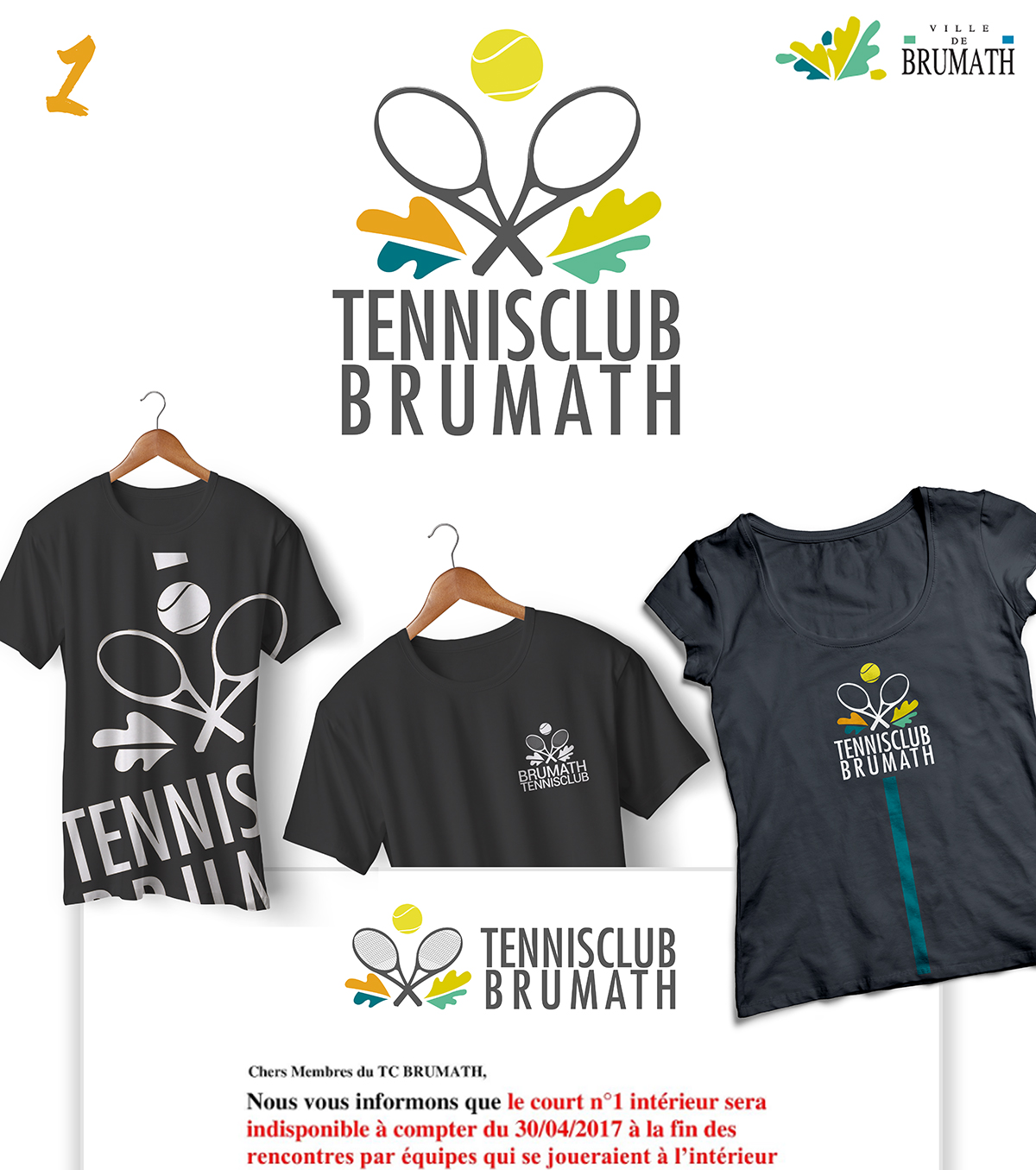 logo tennis club Brumath